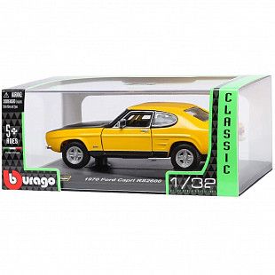 Машинка Bburago 1:32 Ford Capri RS2600 (1970) (18-43055) yellow