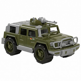Автомобиль-джип Полесье Военный Защитник №1 с 1-м пулемётом (BRD) 64080