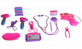 Набор доктора Shenzhen Toys в чемоданчике 5643 pink/violet