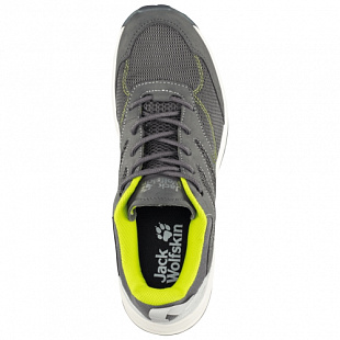 Кроссовки мужские Jack Wolfskin Woodland Vent Low M grey / lime