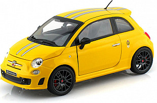 Коллекционная машина Bburago Fiat Abarth 695 Tributo Ferrari (18-21070) yellow