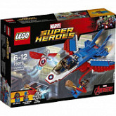 Конструктор LEGO Super Heroes Воздушная погоня Капитана Америка 76076