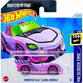 Машинка Hot Wheels Базовой коллекции Monster High Ghoul Mobile (5785 HRY45) mainline 2024