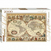 Пазлы Step Puzzle 2000 Историческая карта мира 84003