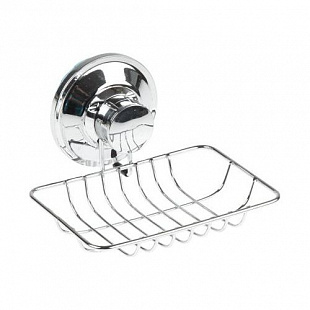 Мыльница настенная на вакуумной присоске Perfecto Linea Fix Lock 13x11,2x6,7 см 35-339480