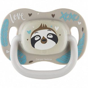 Пустышка Canpol babies Exotic Animals силиконовая симметричная 18+ мес. (34/922_leni)
