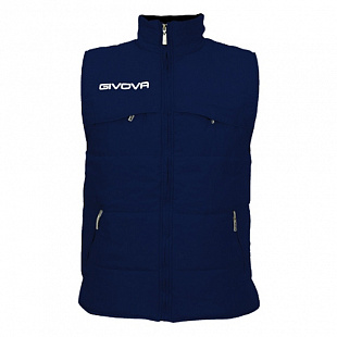 Теплая спортивная жилетка Givova Smanicato Cold blue G005