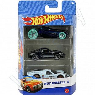 Набор машинок Hot Wheels 3 шт. (K5904 №101)
