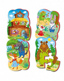 Беби пазлы Vladi Toys Теремок VT1106-64