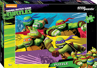 Пазлы Step Puzzle 120 "Черепашки Ниндзя" 75137