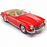 Масштабная модель автомобиля Maisto 1:18 Мерседес Бенц 190 SL (31824) red