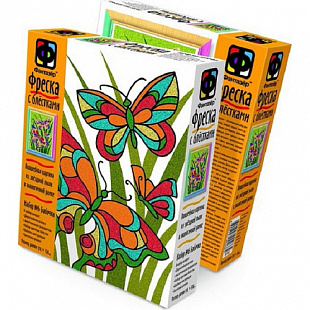 Творческий набор Fantazer 67763 Фреска с блестками «Бабочки» 407062