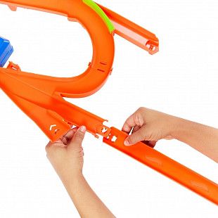 Трек Hot Wheels Stunt Tracks Mid-Air Crash Collision Dans Les Airs (JFD12)