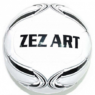 Мяч футбольный Zez Sport 0073 White/Black 5р.