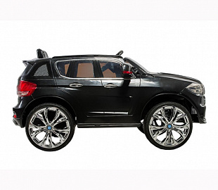Детский электромобиль RS BMW X5 black (Встроенный планшет MP4)