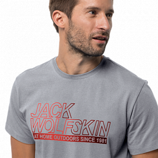 Футболка мужская Jack Wolfskin Ocean T M slate grey