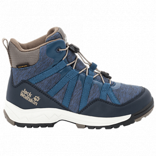 Ботинки детские Jack Wolfskin Thunderbolt Texapore Mid K blue / phantom