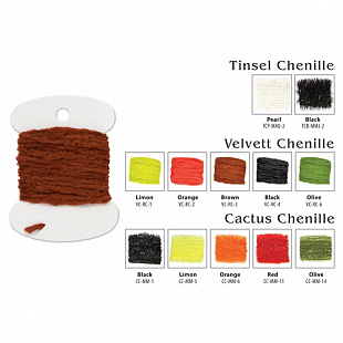 Материал для вязки мушек Akara Tinsel Chenille 2,0 м