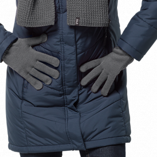 Перчатки женские Jack Wolfskin Milton Glove grey heather