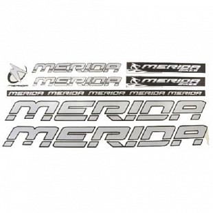 Комплект наклеек Merida silver