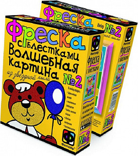 Творческий набор Fantazer 67763 Фреска с блестками «Медвежонок» 407052
