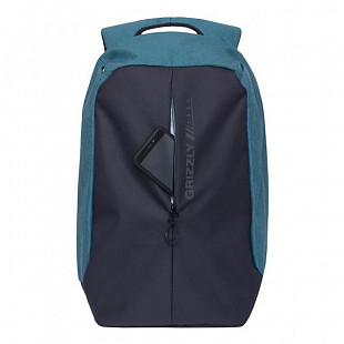 Рюкзак GRIZZLY RQ-920-1 black/turquoise