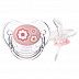 Пустышка Canpol babies Newborn Baby Силиконовая Ортодонтическая 0-6 мес. (22/565_pin) pink