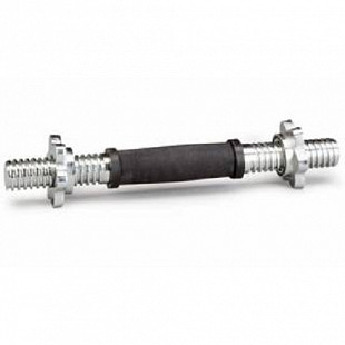 Гриф для гантелей Atlas Sport 25*350мм 1,35 кг (полнотелый) с резиновой ручкой