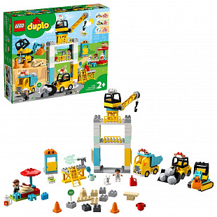 Конструктор LEGO Duplo Башенный кран на стройке 10933