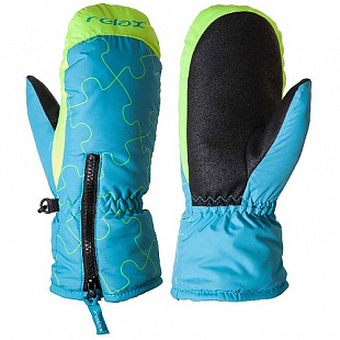 Рукавицы горнолыжные детские Relax RR17C blue/green