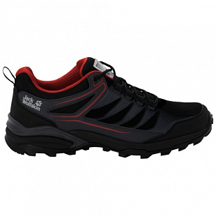 Обувь для универсального использования мужская Jack Wolfskin Cruiser Low M black / red