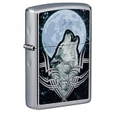 Зажигалка Zippo Howling Wolf Design 49261-000003