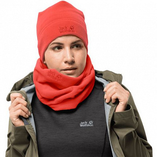 Шарф Jack Wolfskin Real Stuff orange coral