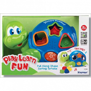 Игрушка Keenway Аналог 31523 Черепашка с паззлами (звук, свет, фигурки) 31538