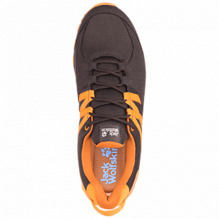 Полуботинки мужские Jack Wolfskin Cascade Hike Texapore Low M espresso / orange