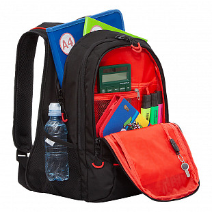 Рюкзак городской GRIZZLY RU-138-3 /3 black/red