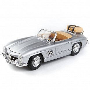 Коллекционная машина Bburago 1:18 Mercedes-Benz 300 SL Touring 1957 (18-12049) silver