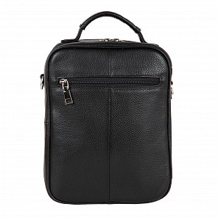 Мужская кожаная сумка Polar 24221 black