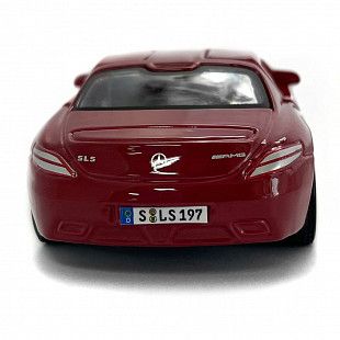 Машинка инерционная Maisto 1:40 Mercedes-Benz SLS AMG (21001) red