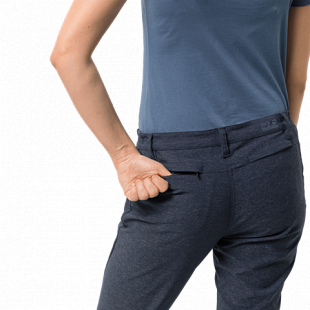 Брюки женские Jack Wolfskin Winter Travel Pants Women midnight blue