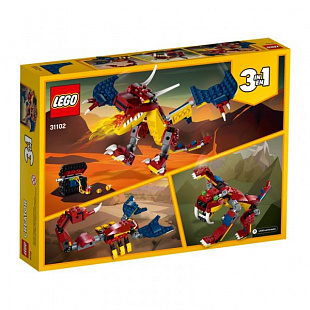 Конструктор LEGO Creator Огненный дракон 31102