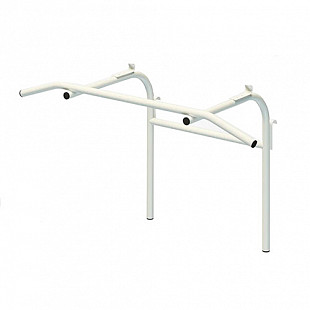 Турник-брусья Spektr Sport навесной на шведскую стенку SP НОТБ-1 Школьник 6 white