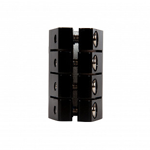 Зажим STG Х105160 31.8мм для рулей самокатов диаметром 28,6-31,8 мм, с болтами и проставкой, black