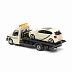 Масштабная модель автомобиля Bburago Street Fire Эвакуатор и Volksvagen Polo GTI 1:43 (18-31400) Black/Beige