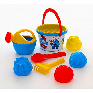 Песочный набор Полесье Смурфики-4 набор №3 65254