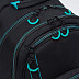 Рюкзак городской GRIZZLY RU-033-3 /3 black/turquoise