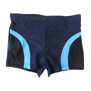 Плавки детские для пляжа Atemi однотонные вставки dark blue SB8-Q