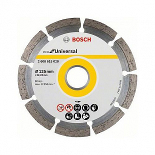 Алмазный круг 125х22 мм универс. сегмент. Universal Bosch (сухая резка) 2608615041
