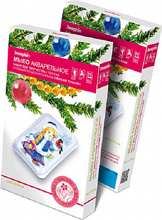 Творческий набор Josephin 74069 Новый Год Мыло акварельное «Снегурочка» 981012