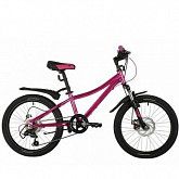 Велосипед Novatrack Katrina 6.D 20” pink metallic
